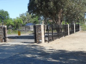 Concord Single Swing Gate with Concord Fencing